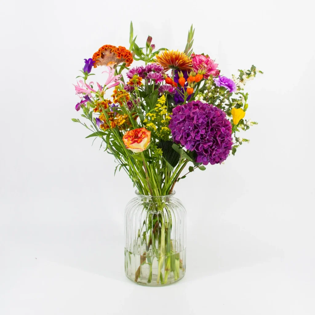 bloemen van de teler boeket