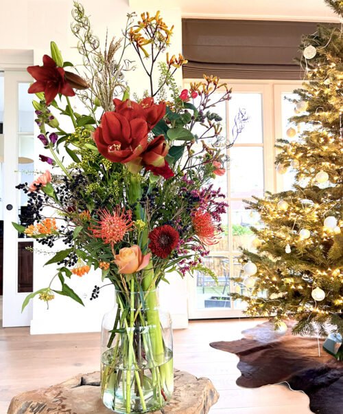 kerst veldboeket groot