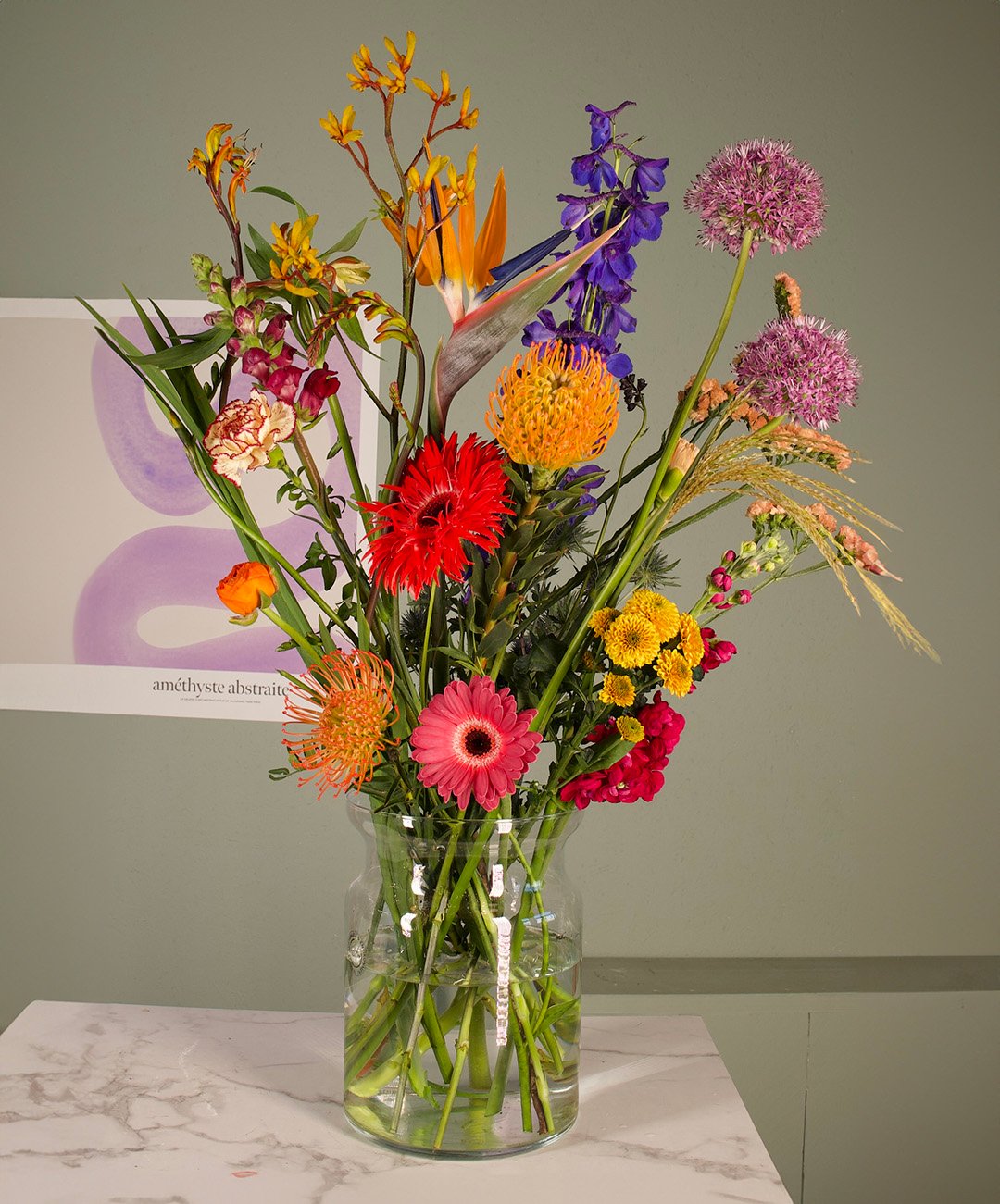 strelitzia veldboeket