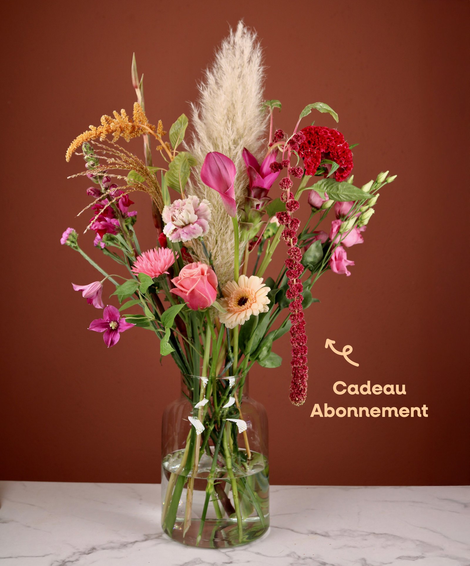 cadeau bloemenabonnement herfst veldboeket
