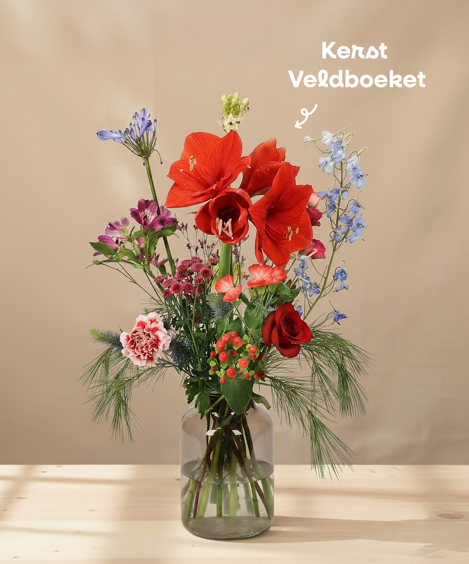 kerst veldboeket
