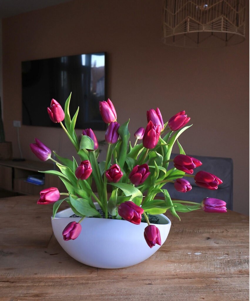 tulpen op vaas magazine look