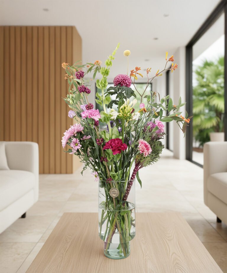 abonnement op bloemen gratis vaas