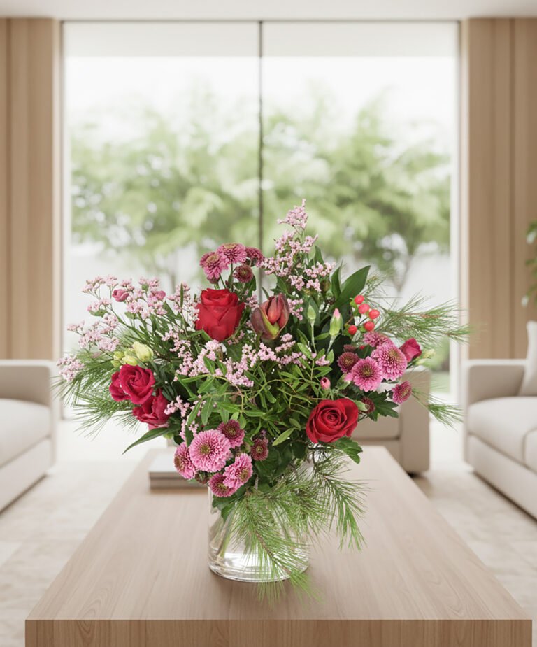 klassiek bloemenabonnement gratis vaas